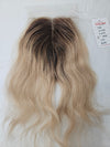 Golden Blonde 4x4 Closure with darker roots