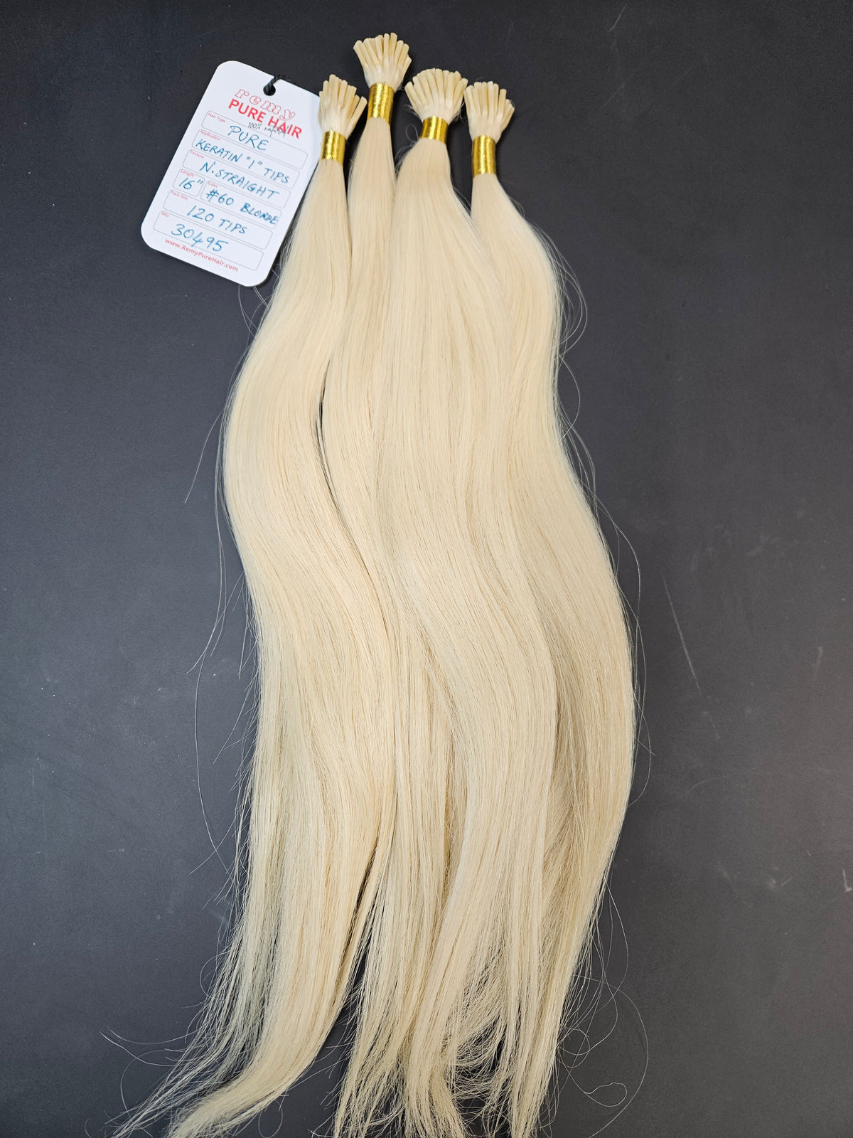 Lightest Blonde I-Tip Extensions