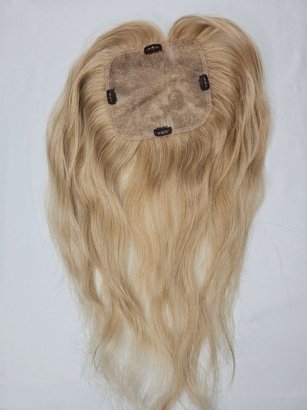 Blonde Hair Topper with Lowlights