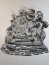 12" Clip-in SET - PURE Jet Black Dyed hair