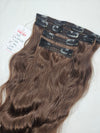 18 inch Clip-in SET - Medium Brown