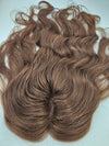 Light Brown Lace Hair Topper | 16" Remy Pure Human Hair