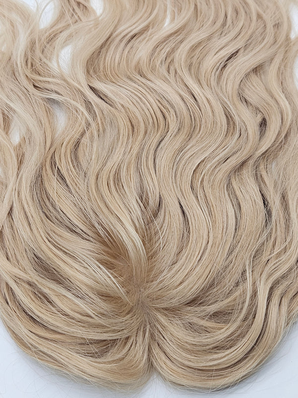 Blonde Lace Hair Topper | 14" Remy Human Hair
