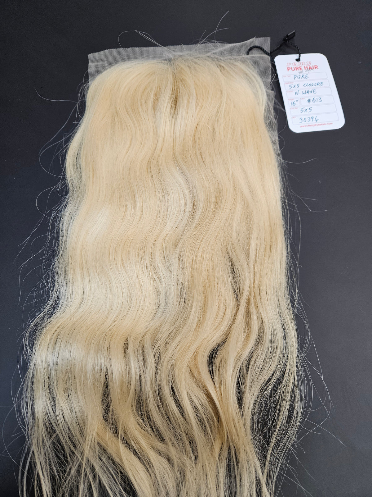613 Platinum Blonde Lace Closures