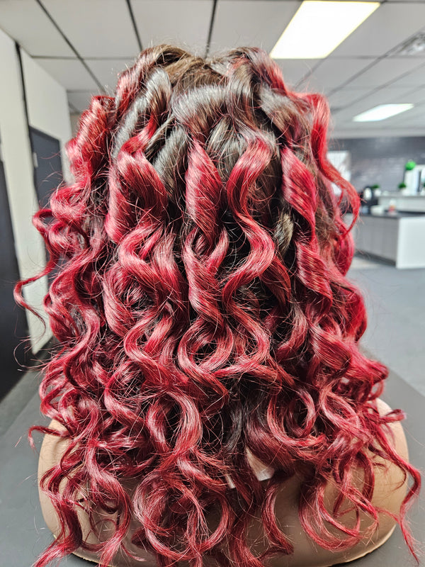 2X5 Closure Wig - 14" Ombre
