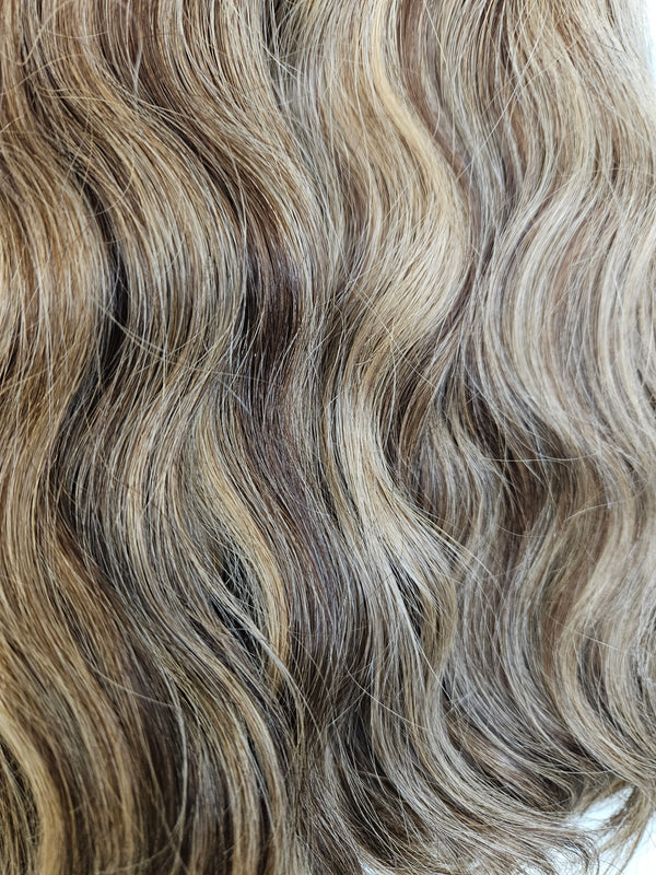 Brown and Blonde Streak Hair - Two Bundle Deal
