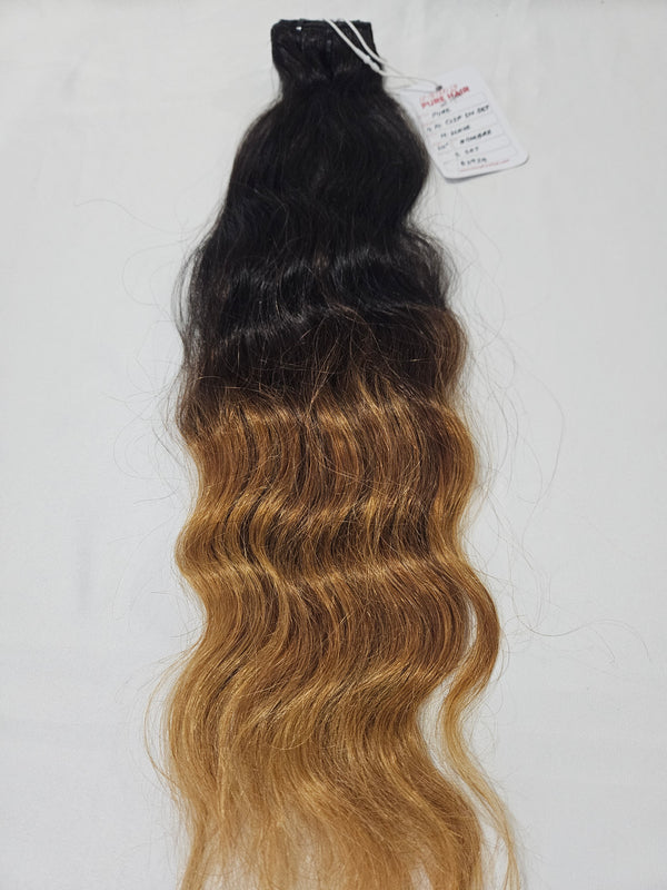 20 inches Clip-on SET - OMBRE