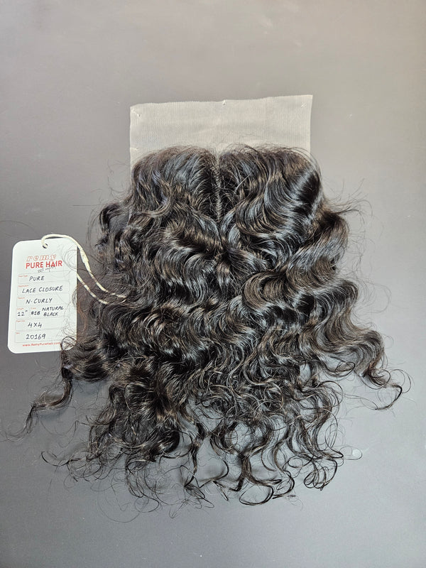 4x4 Curly Closure