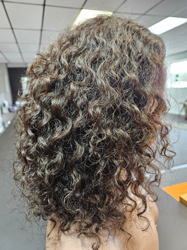 RAW Curly Wig - 12" Natural Black