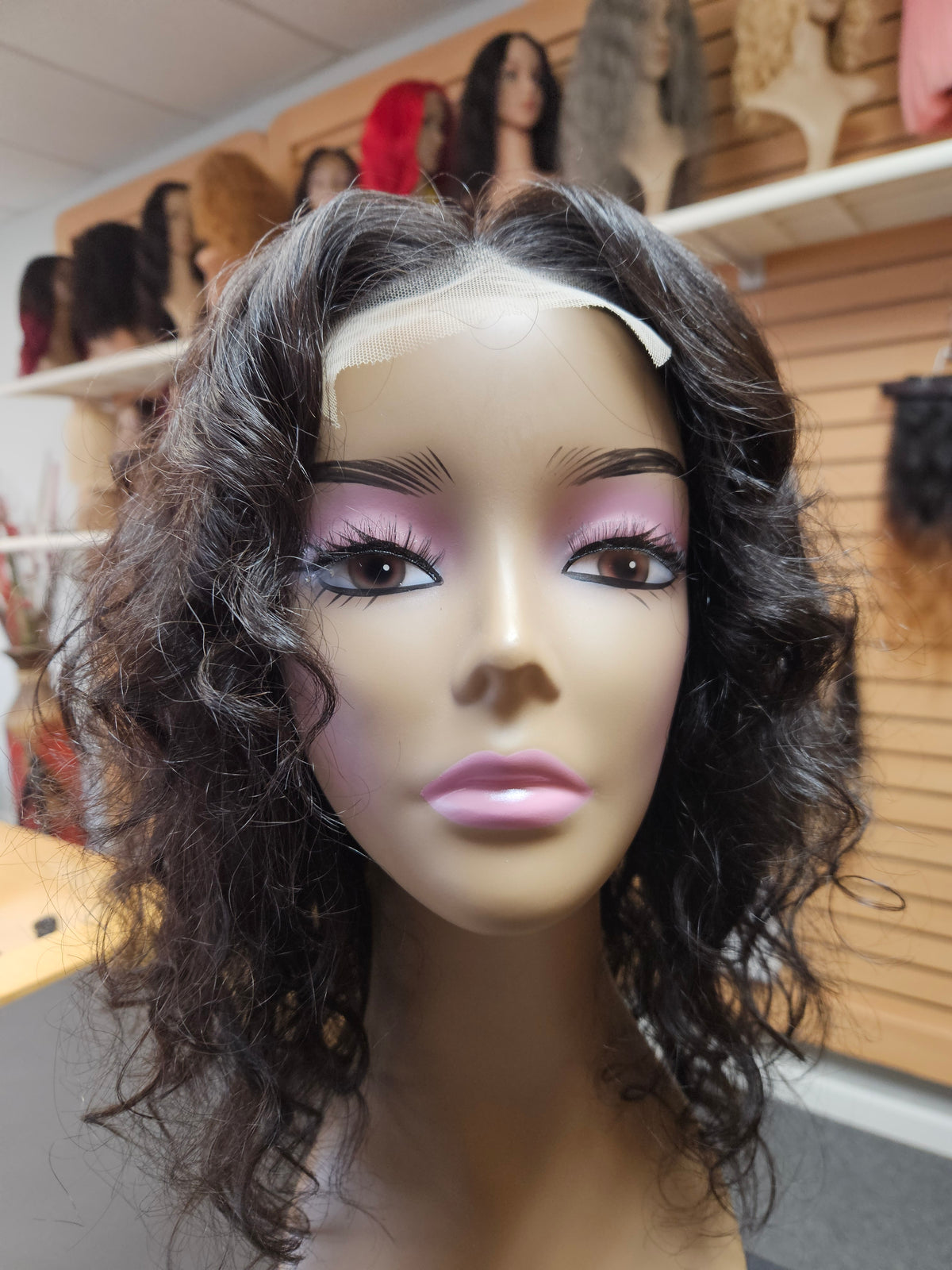 Natural Black Closure Wig