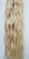 Remy Pure Natural Wavy 613 Platinum Blonde - 4 Piece CLIP-IN Set