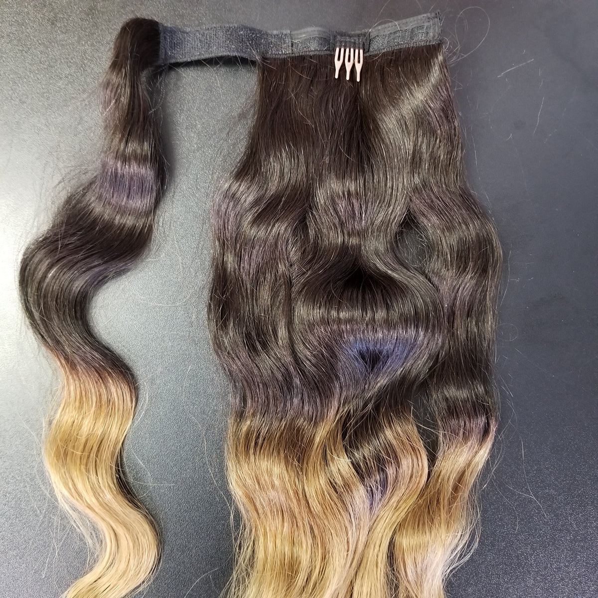 #Smokey Ombre Ponytail Extensions