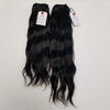 2 Bundle DEAL - 16+18 PURE Natural Wave Hair DYED JET Black