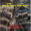 5 Bundle DEAL - 14+16+18+20+22 - PURE DYED Jet Black Hair - DY212
