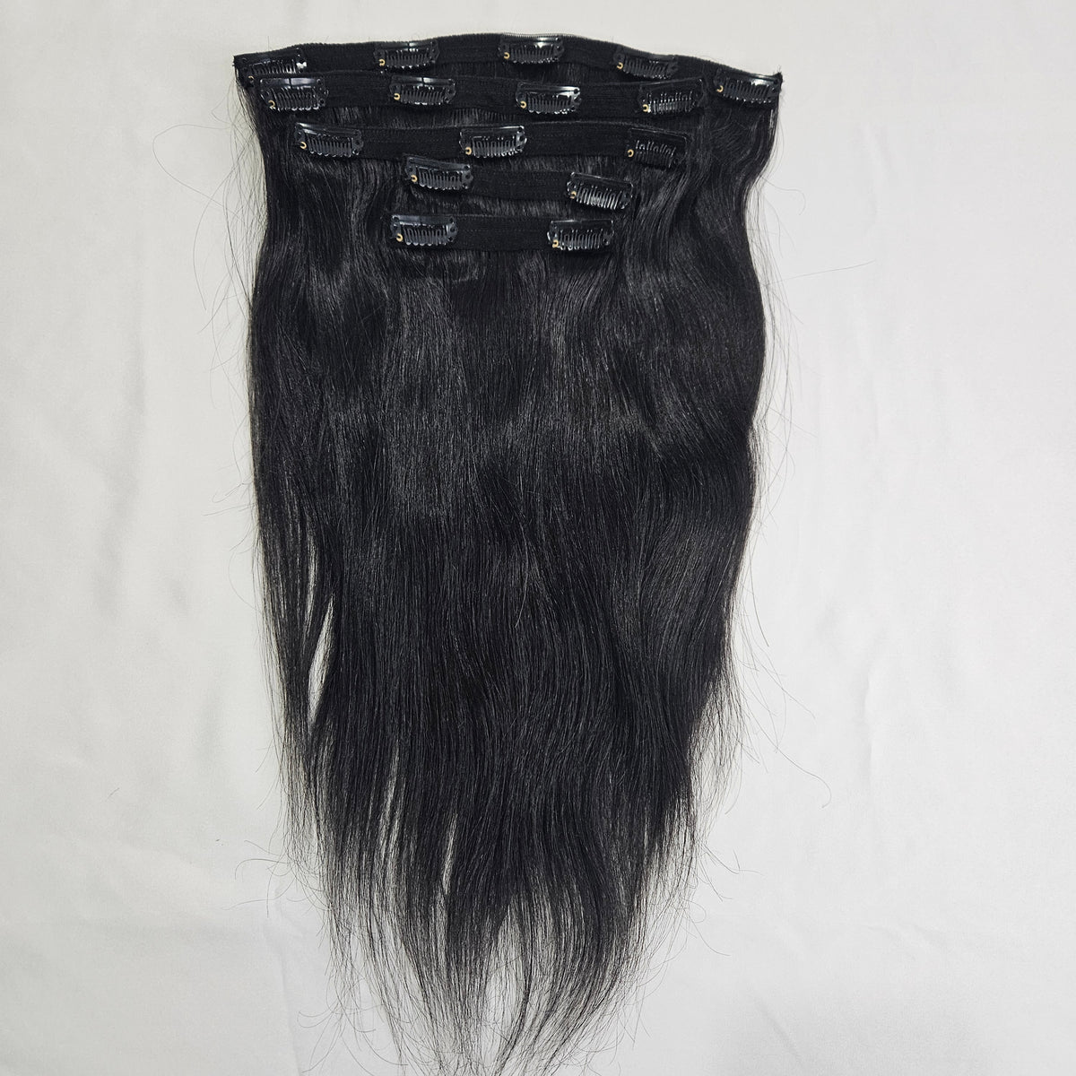 Jet Black Clip-In Extensions