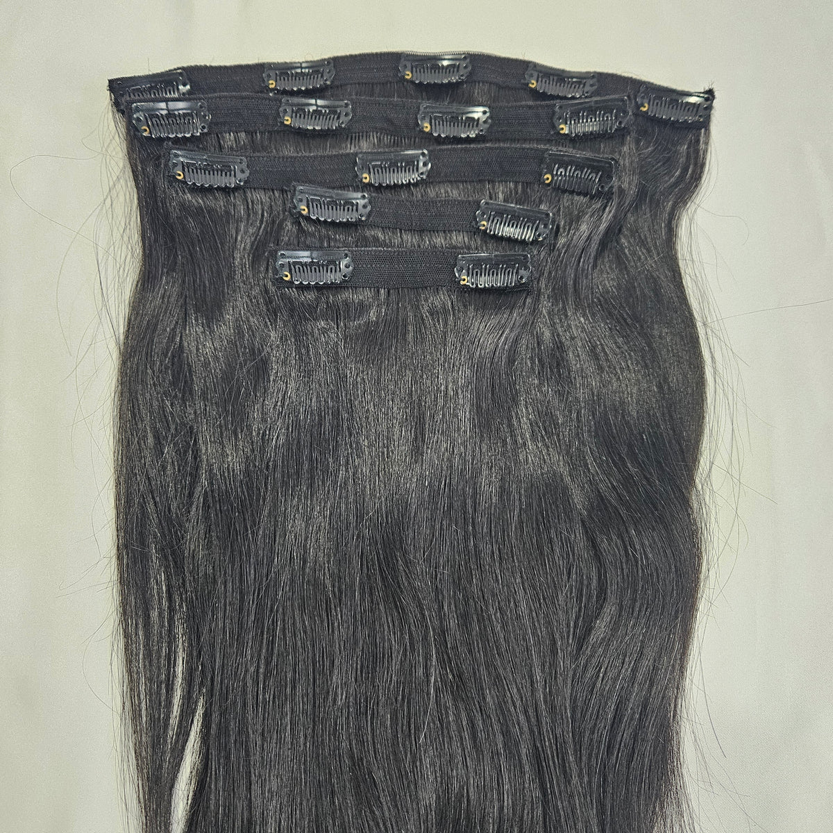 Jet Black Clip-In Extensions