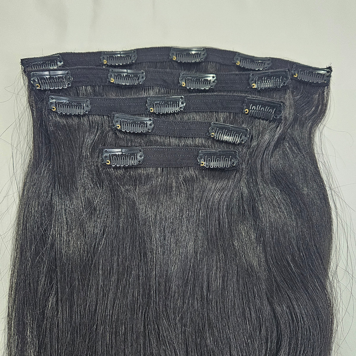 Jet Black Clip-In Extensions