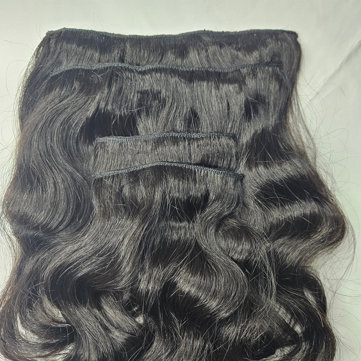Natural Black Layered Clip-Ins
