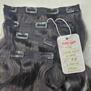 Natural Black Layered Clip-Ins