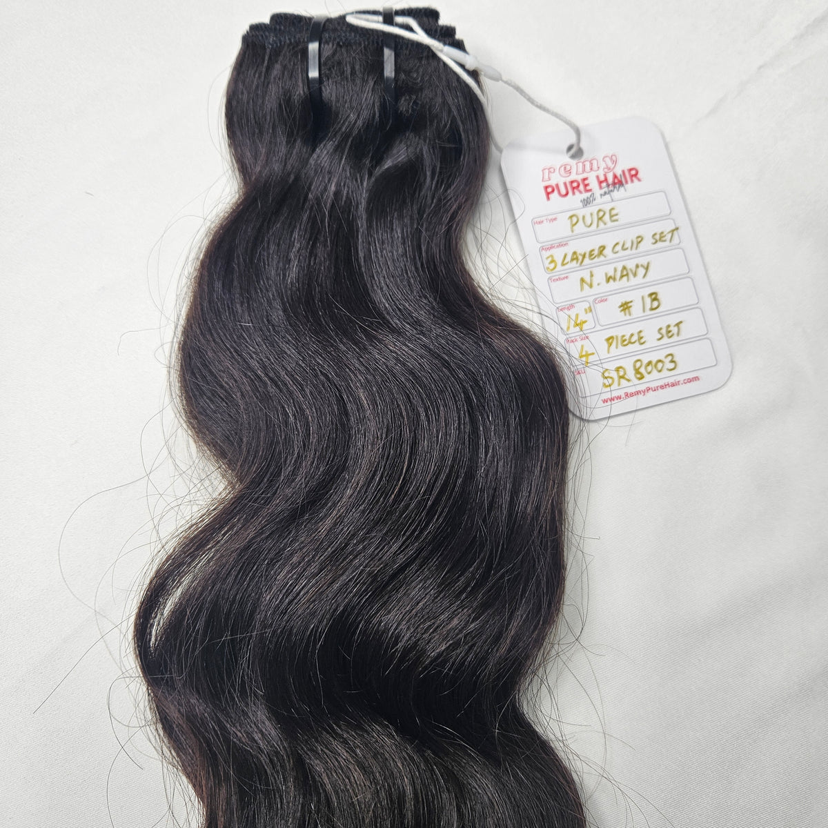 Natural Black Layered Clip-Ins