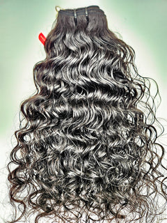 Curly hair texture