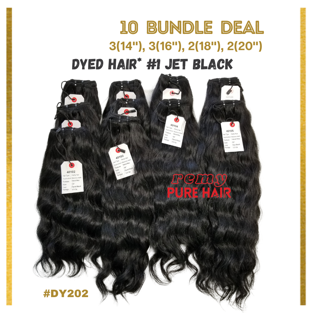 Jet Black Hair Bundle Collection