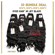Jet Black Hair Bundle Collection