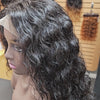 20" RAW Natural Curly - 5X5 Closure Wig