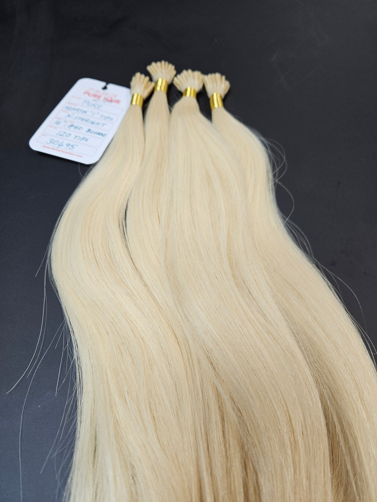 Lightest Blonde I-Tip Extensions