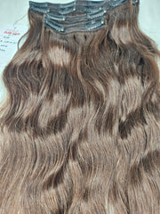 Medium Brown Clip-In Extensions