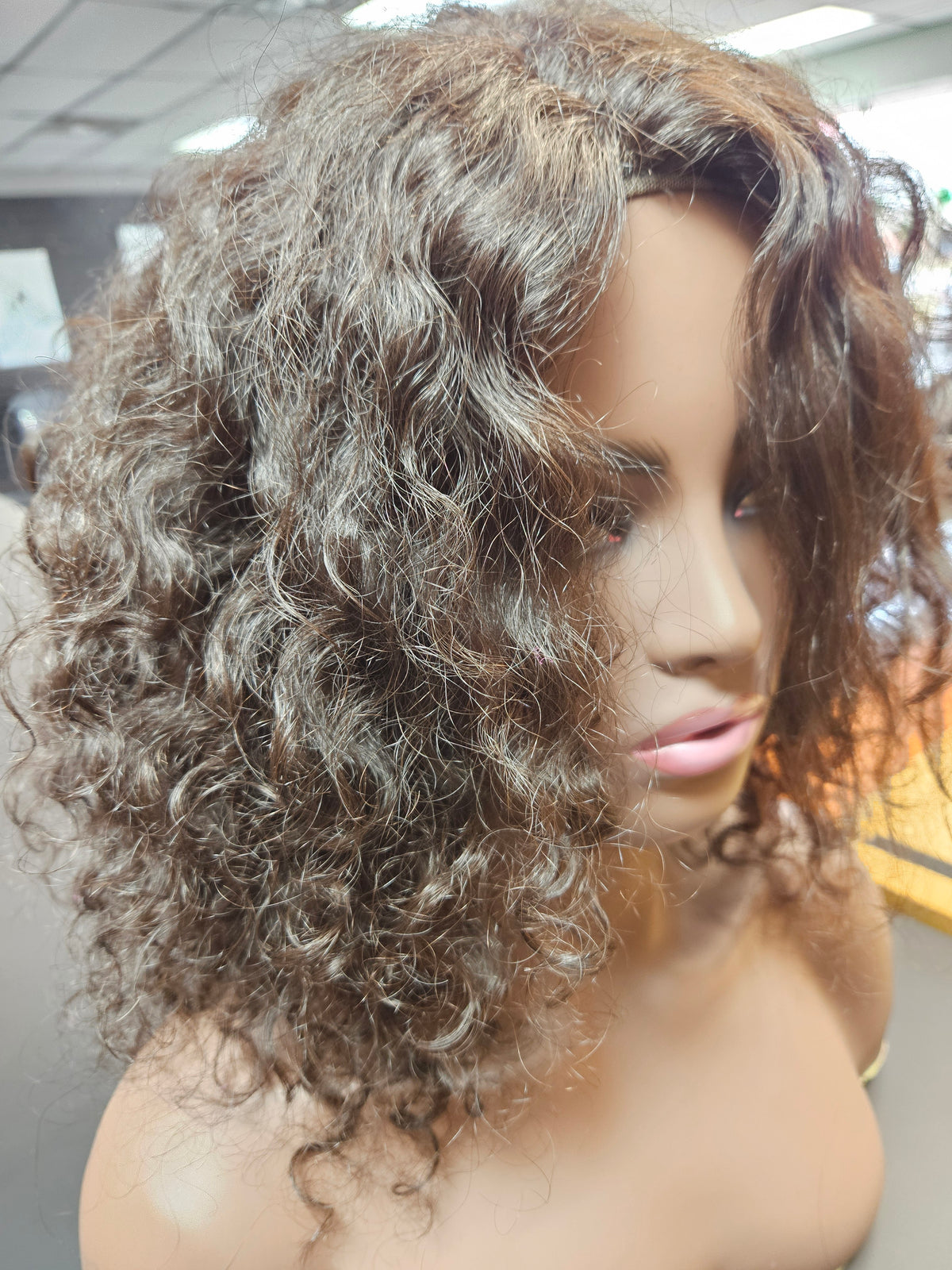 Natural Black Curly Wig