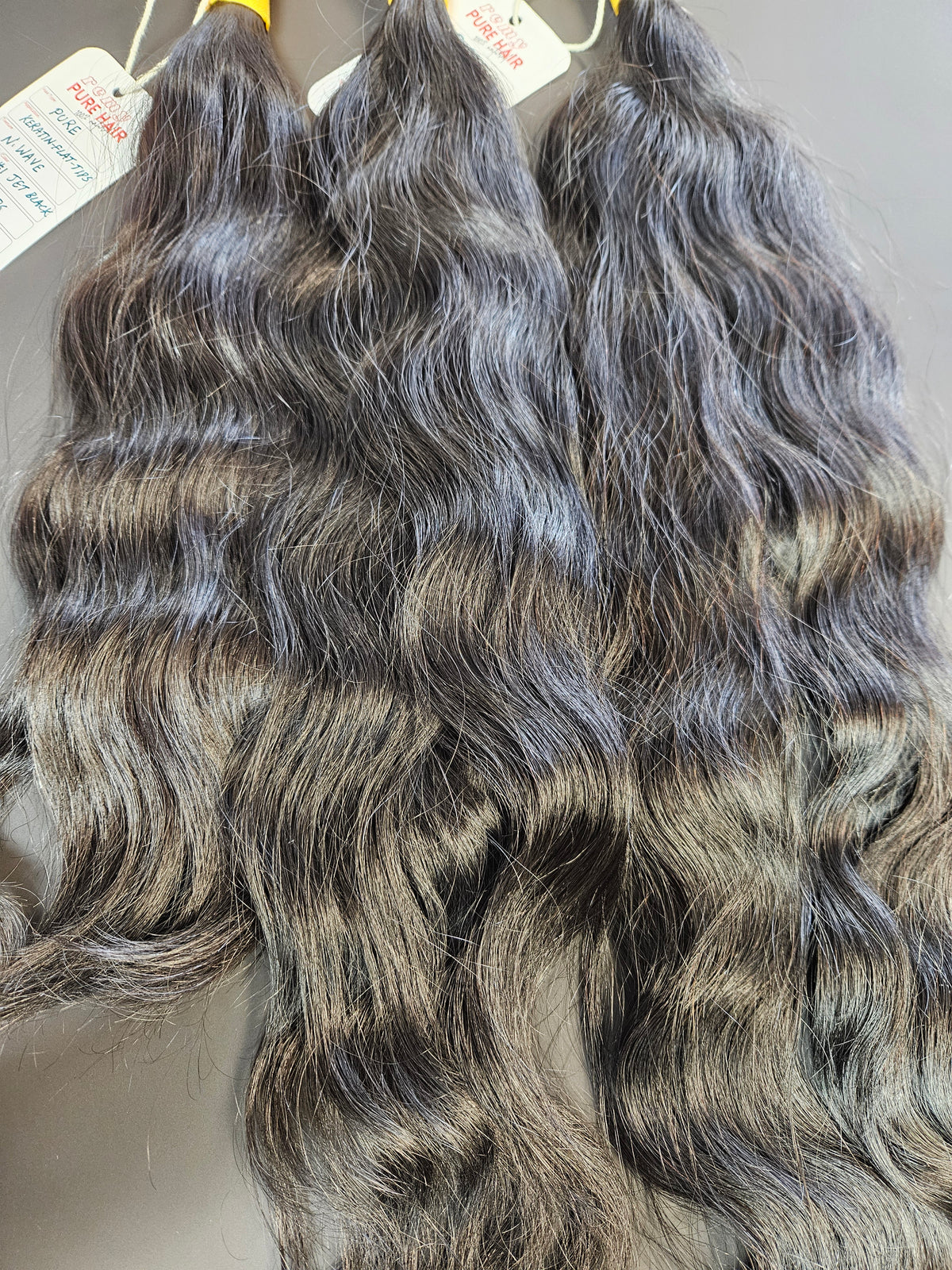 Jet Black Flat K-Tip Extensions