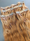 Human Hair CLIP-IN SET #Auburn