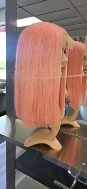 Pink Closure Wig