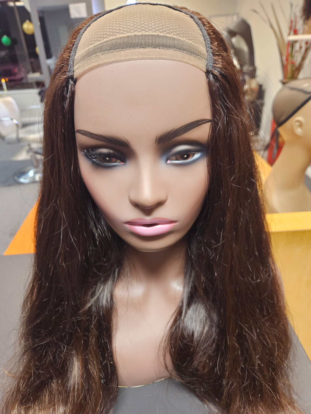 Natural Black U-Part Wig
