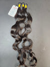 Pure 20 inch Keratin "I" tips #1B Natural Black - Total 90 strands