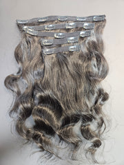 Jet Black Clip-In Hair Extensions