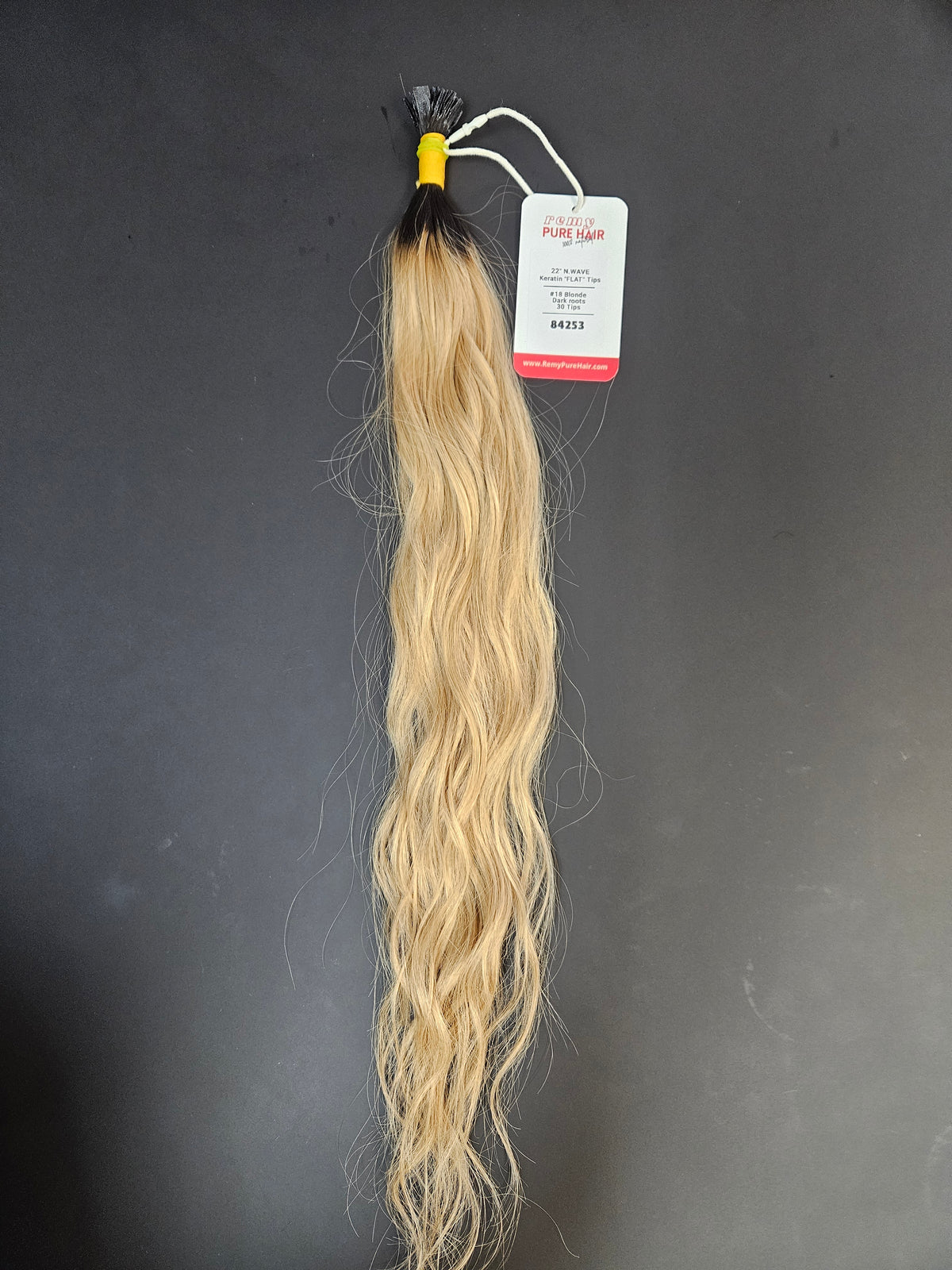 Golden Blonde Flat Tip Hair Extensions