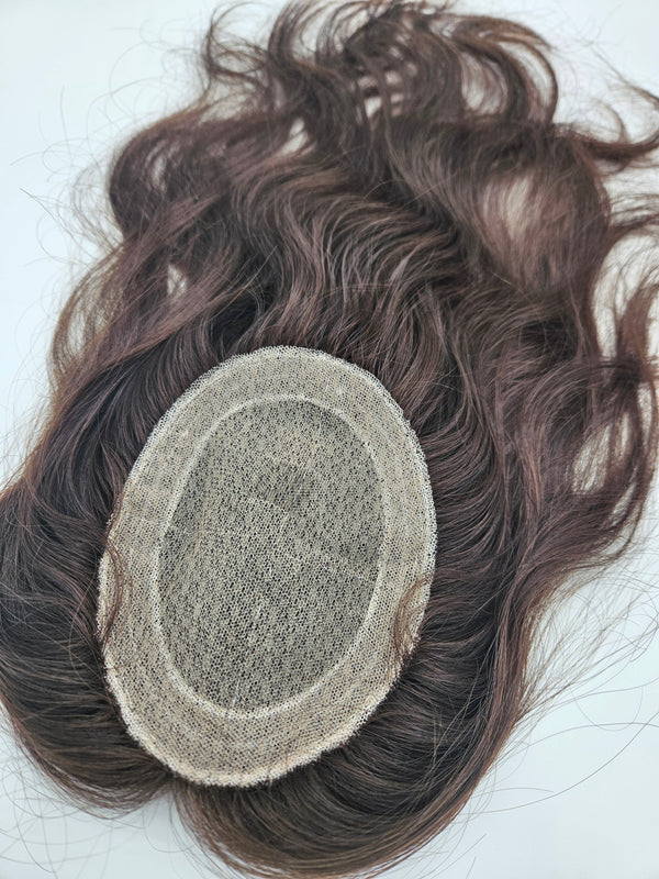 Dark Brown Lace Topper | 14" Remy Pure Human Hair