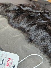 13x4 Wavy Lace Frontal – 100% Human Hair