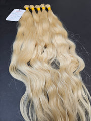 Blonde I-Tip Hair Extensions