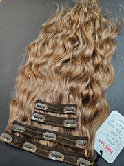 Brown & Blonde Blend Clip-In Extensions