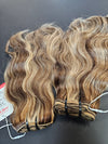 Brown and Blonde Streak Hair - Two Bundle Deal