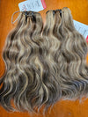 Brown and Blonde Streak Hair - Two Bundle Deal