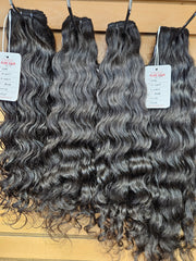 Pure Curly Human Hair Weft Bundles