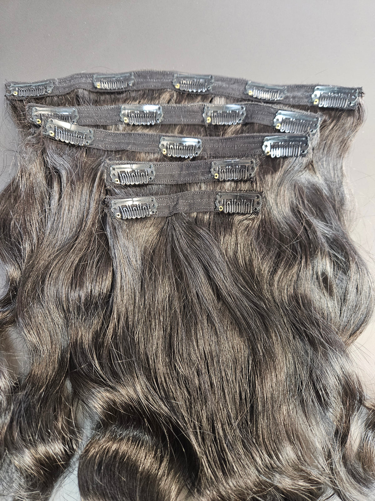 Jet Black Clip-In Hair Extensions