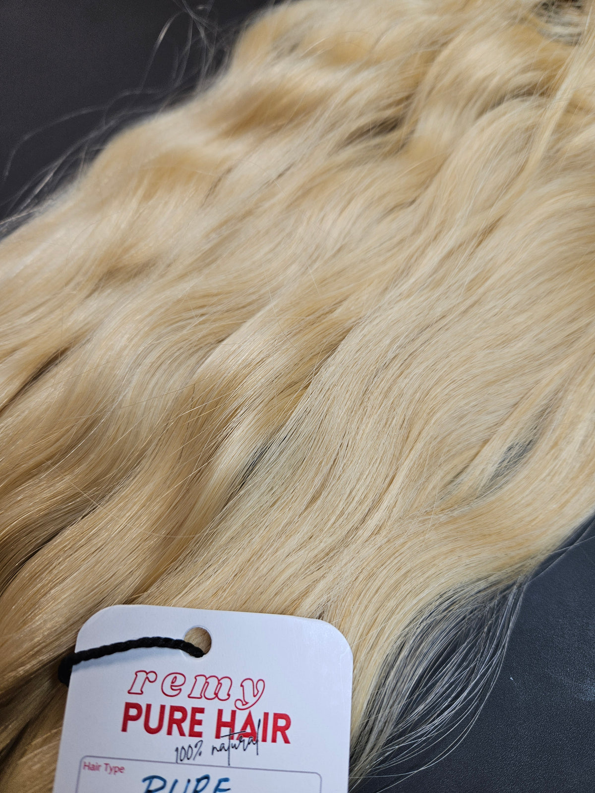Blonde I-Tip Hair Extensions