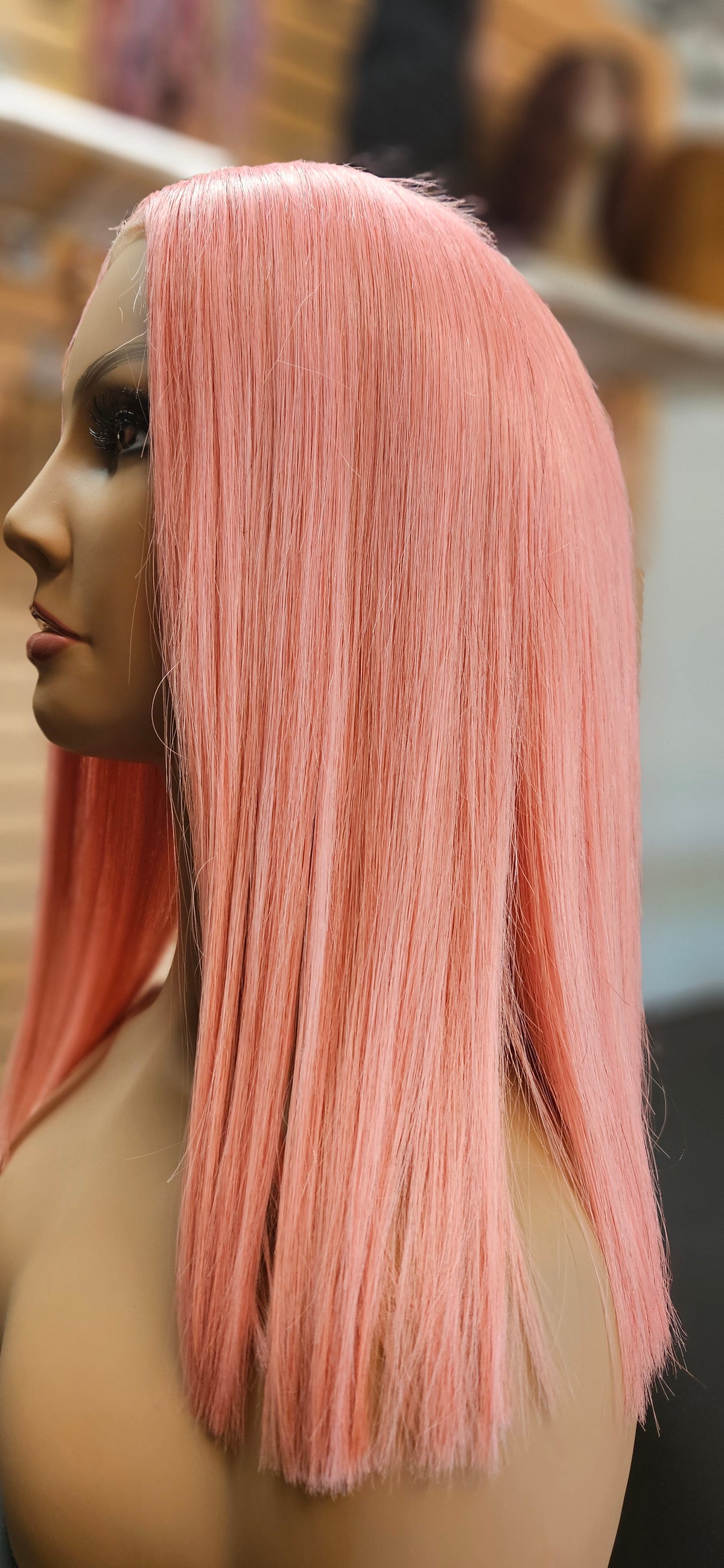 Pink Closure Wig