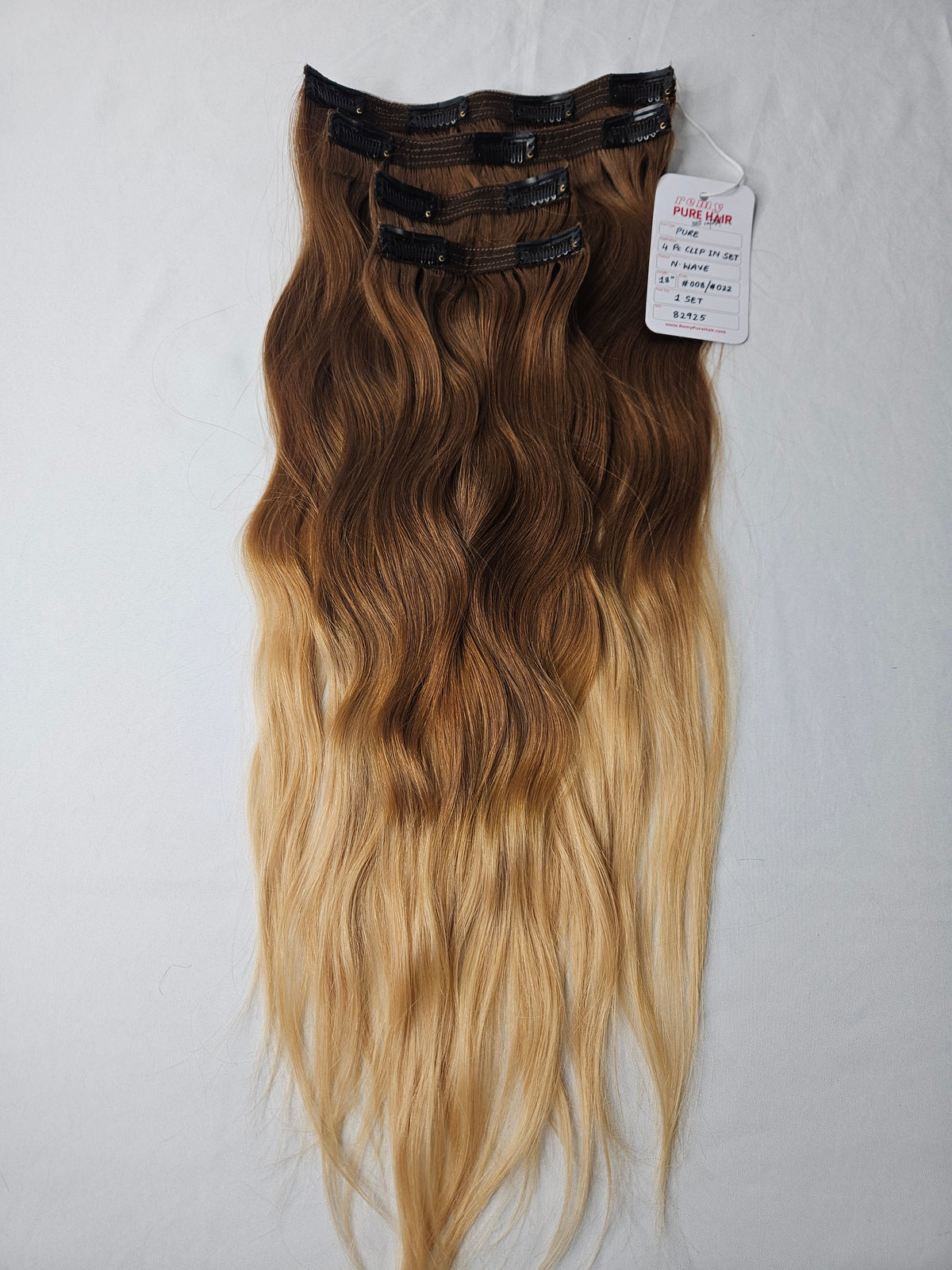 Brown & Blonde Ombre Clip-Ins