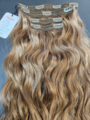 Brown & Blonde Blend Clip-In Extensions